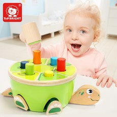 18개월아기장난감 탑브라이트 거북이 망치 놀이, 본상품선택, 1개