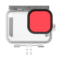 고프로 13 12 11 10 9 레드필터 정품 방수하우징 전용 텔레신, 고프로13/12/11/10/9 텔레신 방수하우징 전용, 1개