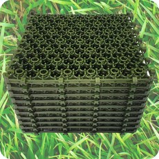 잔디보호매트 성장 및 보행에 도움을 주는 연결 기반 매트 고정핀포함, 천연잔디보호매트 50cmX50cm.T25mm, 1개