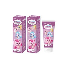 캐치티니핑 오루루 키즈 플러스 치약 고불소 청포도향, 2개, 80g