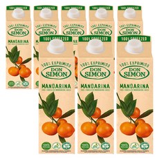 돈시몬 착즙 만다린 감귤 주스, 1L, 8개