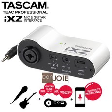 TASCAM iXZ 日本境內版 麥克風/吉他錄音介面器 Mic / Instrument input
