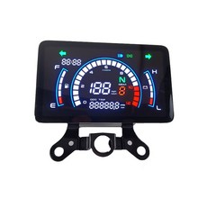 ITALIKA EX125 FORZA125 TMX ALPHA125 Rusi Tc125 Tc150 Skygo125 CG125 CG150과 호환용 오토바이 속도 타코미터, 1개, 검은색