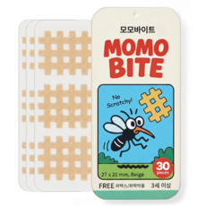 모모바이트 모기패치 30매 KC적합 크로스테입, 1개