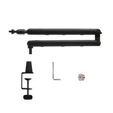 마이크 스프링 프리 캔틸레버 스탠드 케이블 관리 클립이 내장된 라이브 방송 데스크탑, F10, 1개