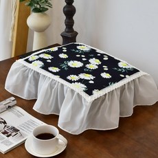 프린터기 먼지 덮개 레이스 커버 복사기 보호 덮개 천, 길이 38폭 35높이 18cm, 소 데이지