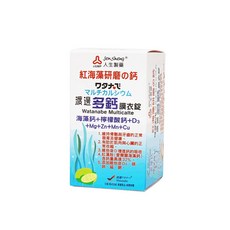 渡邊 多鈣膜衣錠 60錠 - 紅藻海藻鈣+檸檬酸鈣+D3, 1個