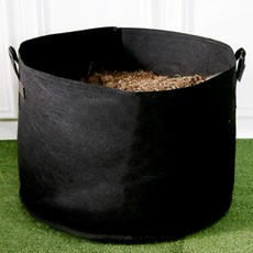 대형 부직포화분 블루베리화분 베란다 텃밭가꾸기 식물키우기, 브라운, 1개