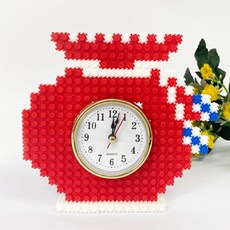 탁상시계 디폼블럭 만들기 블록 1인용 키트 디아이와이 열쇠고리