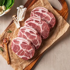 한돈 냉장 1등급 구이용 목심 목살 500g, 1개