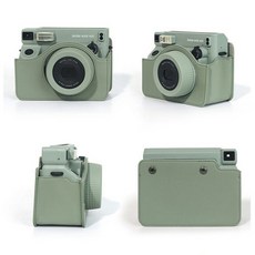 拍立得 WIDE400 復古相機包 皮套 (副廠), 1個, 原野綠