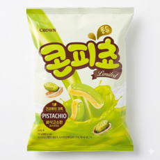 크라운 피스타치오 퐁듀 콘씨리즈 콘피쵸, 112g, 5개