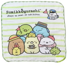 角落小夥伴 角落生物 紗布小方巾 滾邊手帕【DK大王】