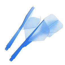 60-3개 2BA 나사형 소프트 다트 플라이트 및 투명 낙하 방지 일체형 테일 전문가용, 13 Blue 3PCS