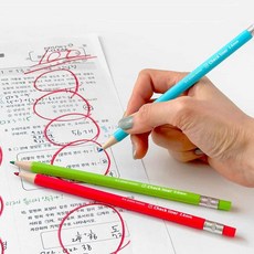 소소 체크라이너 3색 채점펜세트 채점용볼펜