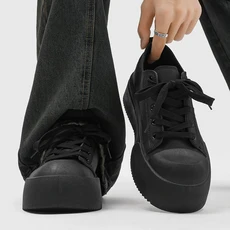 ZAJA더비 슈즈남성 보드화통굽 스니커즈세미 캐주얼 로퍼컴포트화