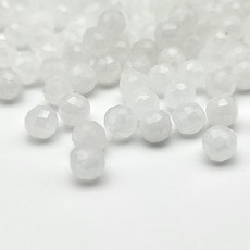 [모크재료방] 백옥 컷팅 4mm, 100개, 화이트