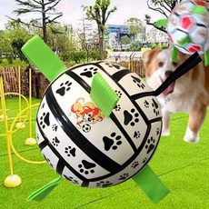 大狗專用耐咬足球玩具 聖誕節限定款, 2號耐咬PU加厚排球直徑15.5釐米, 1個