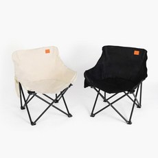 문캠핑 와이드 경량체어 낚시의자 캠핑의자 피크닉의자 파우치포함 2색상, 1개, 블랙