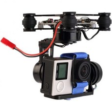 3축 무브먼트 브러시리스 짐벌 스톰32 컨트롤러용 가벼운 FPV 플러그 앤 플레이 호환 GoPro Hero 34 블랙, 3축 무브먼트 브러시리스 짐벌 스톰32 컨트롤러용 가벼