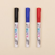 모나미 화이트 보드마카 FINE, 블랙, 블랙, 1개