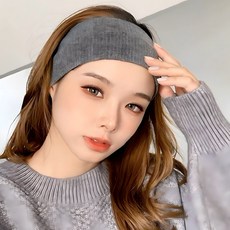 니트 와이드 러닝헤어밴드 남성헤어밴드 운동헤어밴드 남자헤어밴드, 베이지 ONE, 1