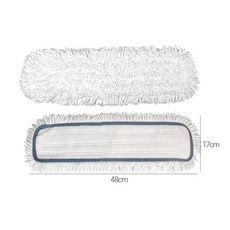 실내 바닥용 리필 극세사 걸레 48cm 1p 청소걸래 밀걸레 밀대걸레 교체용걸레 대걸래, 1개
