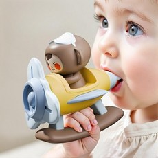 불면 돌아가는 프로펠라 작은 트럼펫 장난감 악기 음악, 레드, 1개