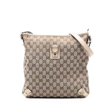 구찌 중고 2016-2025 GG 캔버스 애비 D링 크로스 백