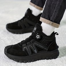 kago 남자 다이얼 털 안감 빅 사이즈 운동화 심플 방한 스니커즈 방한화 겨울 퍼부츠 라오농 워커 따뜻한 방수 등산 부츠