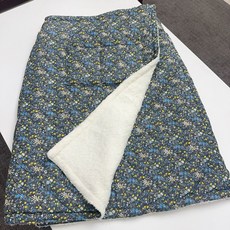 퀼팅 무릎담요 방한 랩 패딩 스커트 방풍 누빔 치마