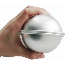 배스 밤 몰드 - 엑스트라 라지 사이즈 2세트 4피스 8cm3.15인치 직경의 놀라운 공 만들기: RUNDSQUARE