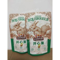 싼즈송슈 피칸 아몬드 다람쥐세마리 견과류 중국간식, 피스타치오 100gx2팩, 100g