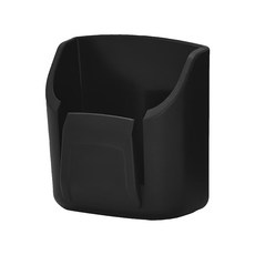 SHUNWEI 汽車遙控器收納盒，附卡片插槽，黏貼安裝, 黑色, 1個