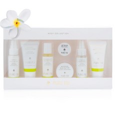 Pure Fiji 스킨 케어 선물 세트 컬렉션 7 in 1: 바디 미스트 코코넛 크러시 바디 오일 립밤 바디 버터 로션 핸드 크림 - 여행용 사이즈 스킨 케어 키트