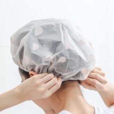 다회용 비닐 샤워헤어캡 남자 방수샤워캡 사우나모자, 1-비닐헤어캡-블루, 1개