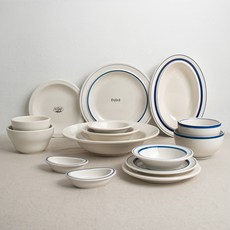 시라쿠스 메이플 + 뉴욕 2인 한식 집들이 선물세트 15P, 라인블루, 1개
