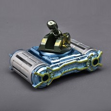 【超繪玩】創意機甲仿真坦克指尖陀螺 解壓神器 減壓玩具, 藍色, 1個