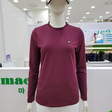 마코 모다남양주 여성 가을 변형 니트넥 라운드티셔츠 MNW3TR9132_GN