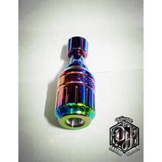 DH專業紋身器材 TB旋鈕式轉換握柄 高級不銹鋼材質 可直接調整針長 好握好洗 TB旋鈕款一體針握柄 30MM較粗款, 1個, 黑色低調款, 黑色低調款