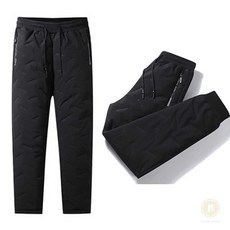 스토어-하유 오토바이 방한 패딩 바지 라이더 팬츠 선물 바이크팬츠방풍바지, 블랙 일자 3XL, 본상품선택