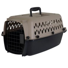 Petmate Vari Dog Kennel 소형견 및 강아지용 휴대용 항공 친화적 캐리어 및 상자 내구성 있는 플라스틱 가정 및 여행용 반려동물 캐리어 XS 엑스트라 스몰