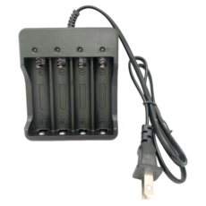 四槽18650電池充電器 1.2A快速充電 專用四槽座充 110V, 1個
