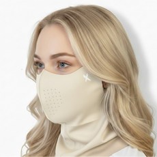 펜타엑스 스포츠 자외선차단 마스크 하프 얼굴 햇빛가리개, 2개, 아이스 스킨