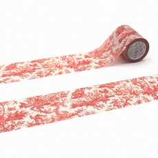 莫莫日貨 日本進口 mt 2024AW x Toile de Jouy 設計師系列 和紙膠帶 (全3款) 手帳裝飾 DIY素材, 1個, 03.Parties du Monde