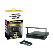 Scosche FD1423B 단일 DIN 라디오 대시 키트 일부 1995-11 포드 링컨 마쓰다 및 머큐리 차량과 호환 - 애프터마켓 자동차 스테레오 설치 키트 - 차량, Standard Packaging