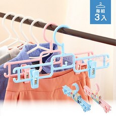 聯府 F813 大個子單裙架 3入 附夾 可超取 台灣製, 隨機-出貨較快, 1個