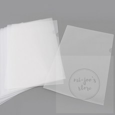 미주니상점 L형 A4 문서파일 12P 투명파일홀더