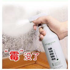 韓戈 升級款牆體除霉劑500ml，快速有效去除牆面、木材、瓷磚等霉斑，壁紙適用，輕鬆恢復居家潔淨。, 1個, 500ml