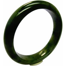 小樂珠寶 翡翠手鐲 正庄綠厚潤 天然A貨玉鐲 (手圍18.7號 內徑58.7mm V708), 1個